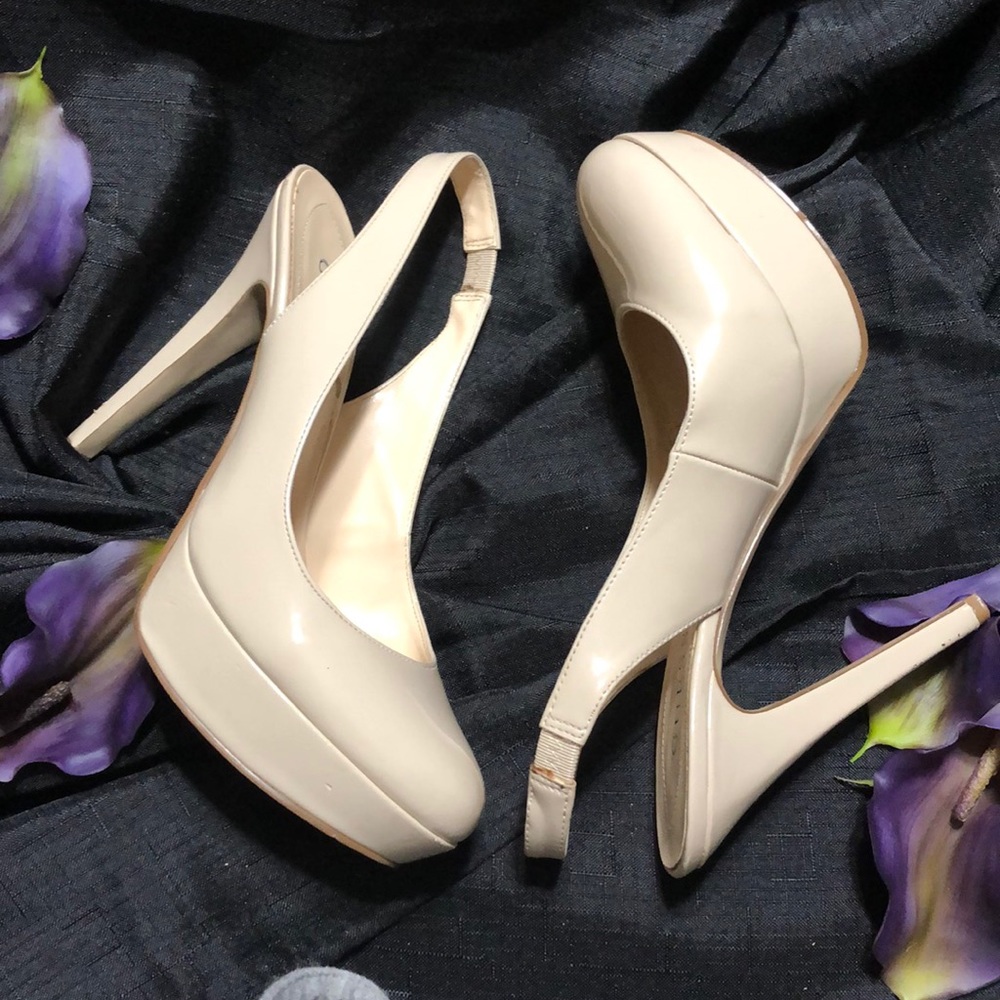 Guess Leather Sling Back
